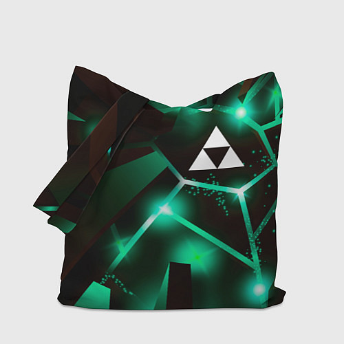 Сумка-шоппер Zelda разлом плит / 3D-принт – фото 1