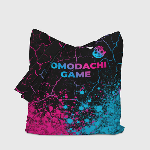 Сумка-шоппер Tomodachi Game - neon gradient: символ сверху / 3D-принт – фото 1