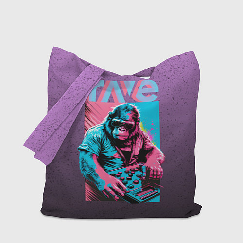 Сумка-шоппер DJ Gorilla / 3D-принт – фото 1