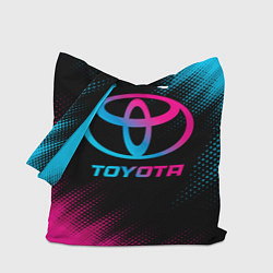 Сумка-шоппер Toyota - neon gradient