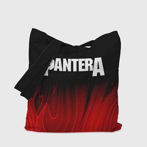 Сумка-шоппер Pantera red plasma / 3D-принт – фото 1