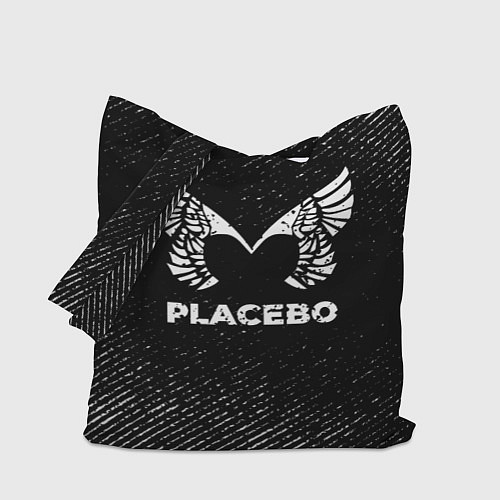 Сумка-шоппер Placebo с потертостями на темном фоне / 3D-принт – фото 1