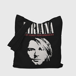 Сумка-шопер Nirvana - Kurt Cobain, цвет: 3D-принт