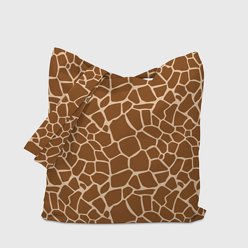 Сумка-шоппер Пятнистая шкура жирафа / 3D-принт – фото 1