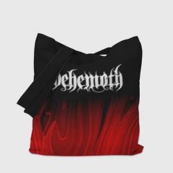 Сумка-шопер Behemoth red plasma, цвет: 3D-принт
