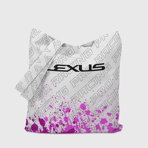Сумка-шоппер Lexus pro racing: символ сверху / 3D-принт – фото 1