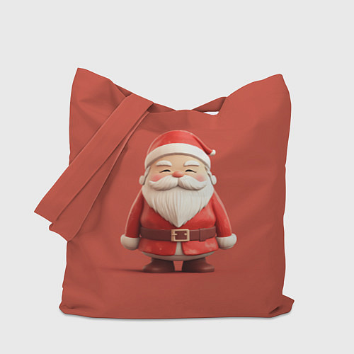 Сумка-шоппер Пластилиновый Дед Мороз / 3D-принт – фото 1