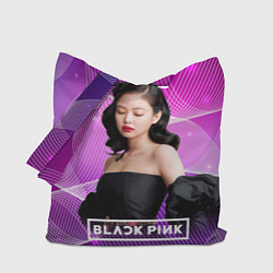 Сумка-шопер BlackPink Jennie, цвет: 3D-принт