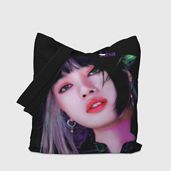 Сумка-шопер Blackpink Lisa brunette, цвет: 3D-принт