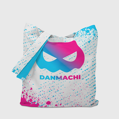 Сумка-шоппер DanMachi neon gradient style / 3D-принт – фото 1