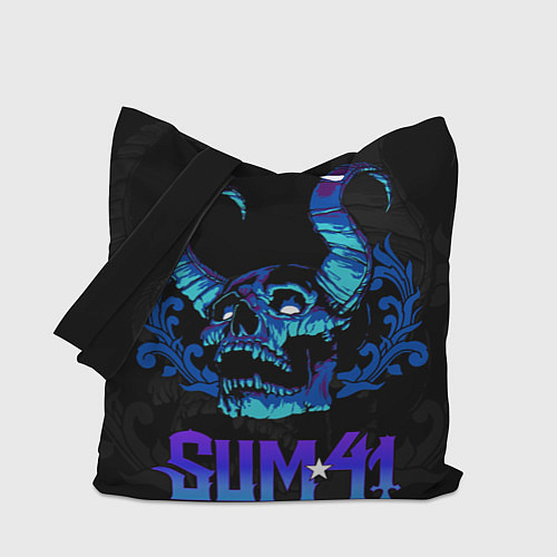 Сумка-шоппер Sum41 horns skull / 3D-принт – фото 1
