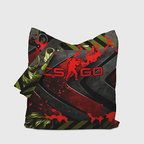 Сумка-шоппер CS GO red logo / 3D-принт – фото 1
