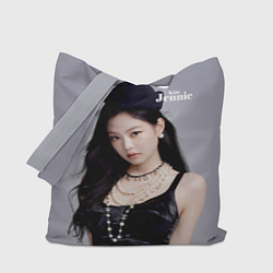 Сумка-шопер Blackpink Lady Jennie Kim, цвет: 3D-принт