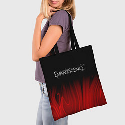 Сумка-шопер Evanescence red plasma, цвет: 3D-принт — фото 2