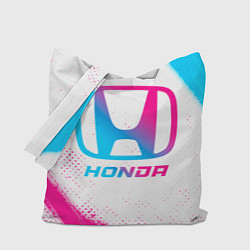 Сумка-шопер Honda neon gradient style, цвет: 3D-принт