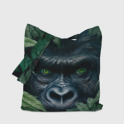 Сумка-шопер Крупная морда гориллы, цвет: 3D-принт