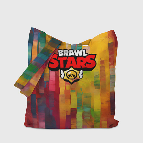 Сумка-шоппер Brawl Stars Logo Color / 3D-принт – фото 1