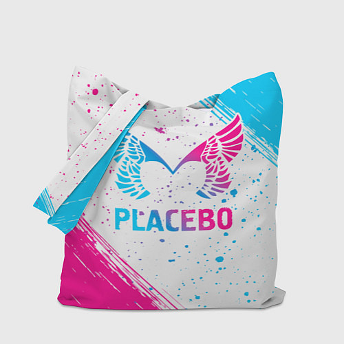 Сумка-шоппер Placebo neon gradient style / 3D-принт – фото 1