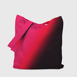 Сумка-шопер Градиент ярко-розовый, цвет: 3D-принт