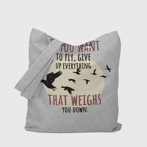 Сумка-шоппер Flying aesthetics / 3D-принт – фото 1