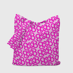 Сумка-шопер Логотип Барби - буква B, цвет: 3D-принт
