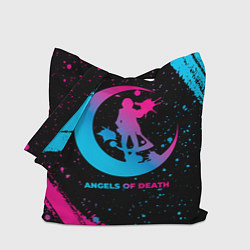 Сумка-шоппер Angels of Death - neon gradient