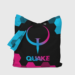 Сумка-шоппер Quake - neon gradient