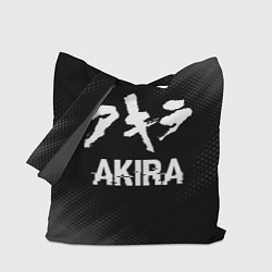 Сумка-шоппер Akira glitch на темном фоне