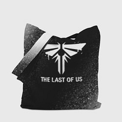 Сумка-шоппер The Last Of Us glitch на темном фоне