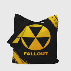 Сумка-шоппер Fallout - gold gradient