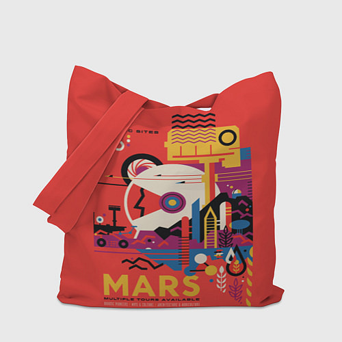 Сумка-шоппер Марс - Нато / 3D-принт – фото 1