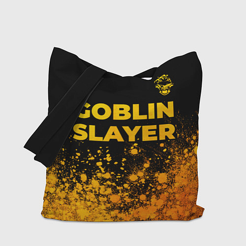 Сумка-шоппер Goblin Slayer - gold gradient: символ сверху / 3D-принт – фото 1