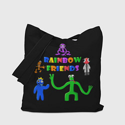 Сумка-шопер Rainbow friends characters, цвет: 3D-принт