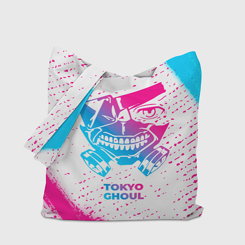 Сумка-шоппер Tokyo Ghoul neon gradient style / 3D-принт – фото 1