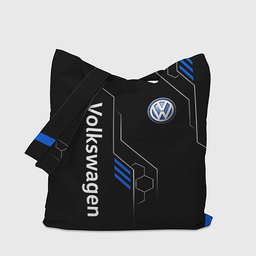 Сумка-шоппер Volkswagen - blue technology / 3D-принт – фото 1