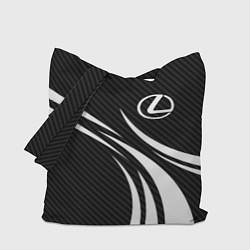 Сумка-шопер Lexus - carbon line, цвет: 3D-принт