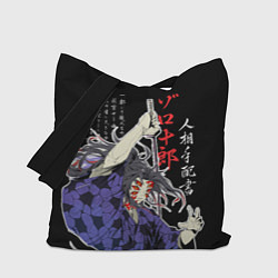 Сумка-шопер Кокушибо самурай - Клинок демонов, цвет: 3D-принт