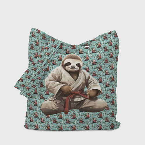 Сумка-шоппер Кунг-фу ленивец / 3D-принт – фото 1