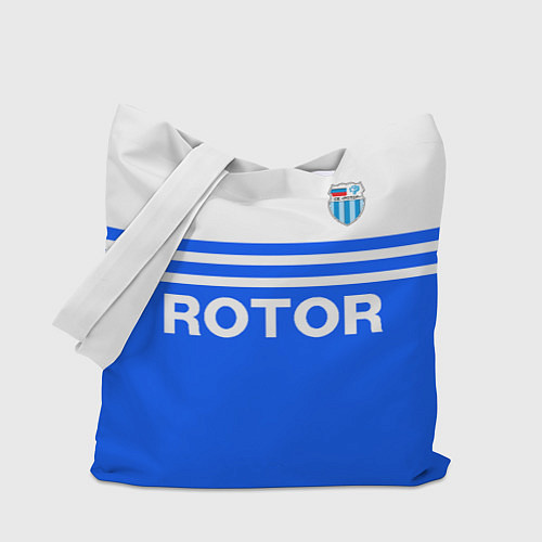 Сумка-шоппер ФК Ротор - синии линии / 3D-принт – фото 1