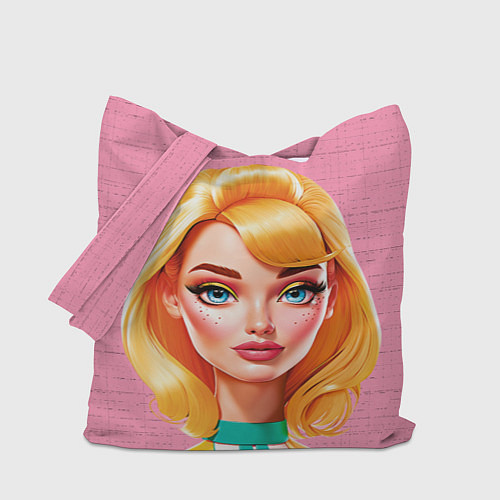 Сумка-шоппер Нейросеть - Барби аниме / 3D-принт – фото 1