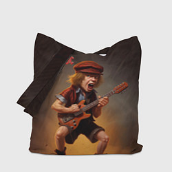 Сумка-шопер ACDC art, цвет: 3D-принт