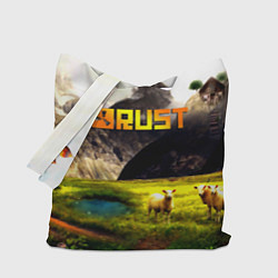 Сумка-шопер Rust poster game, цвет: 3D-принт