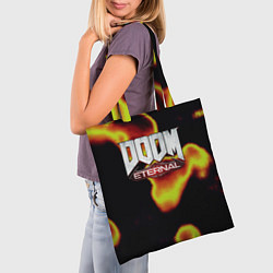 Сумка-шопер Doom eternal mars, цвет: 3D-принт — фото 2