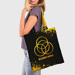Сумка-шопер Elden Ring - gold gradient, цвет: 3D-принт — фото 2