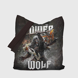 Сумка-шопер Powerwolf: werewolf, цвет: 3D-принт