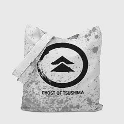 Сумка-шоппер Ghost of Tsushima glitch на светлом фоне
