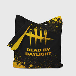 Сумка-шоппер Dead by Daylight - gold gradient