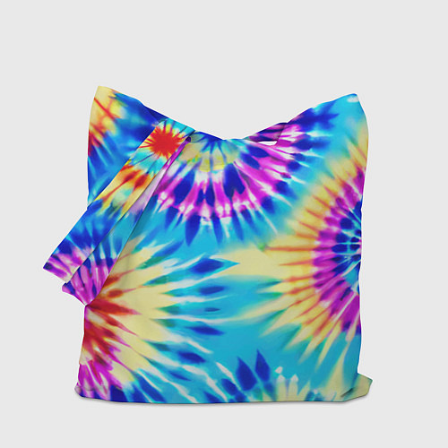 Сумка-шоппер Красочная композиция - тай-дай / 3D-принт – фото 1