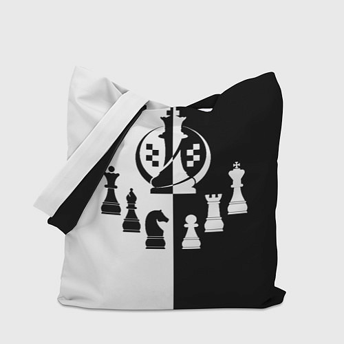 Сумка-шоппер Шахматист гроссмейстер / 3D-принт – фото 1
