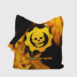 Сумка-шоппер Gears of War - gold gradient
